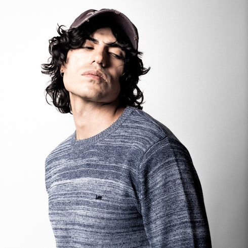 Suéter bicolor Azul & Blanco, Casual Confort para Hombre, marca LEE.